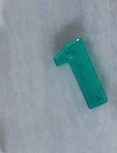 1 shaped Keychain