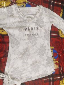 Y2K Paris Printed Top / Mini Dress