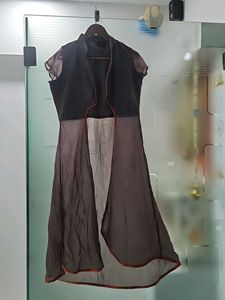 Elegant Sheer Layered Ethnic Jacket