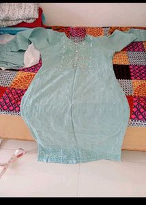 Elegant Light Blue Kurta Set