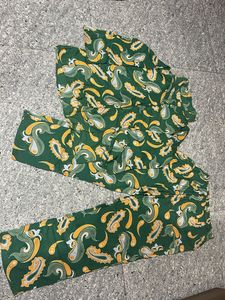Green Paisley cord sets