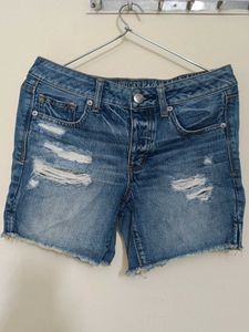 American Eagle Distressed Denim Shorts