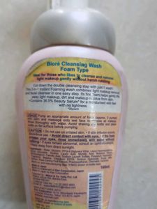 Biore Makeup Remover Facial Wash