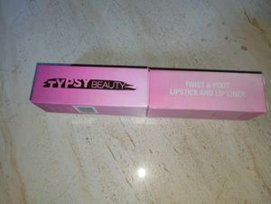 NEW TYPSY BEAUTY Twist &amp; Pout Lipstick &amp; Lip Liner