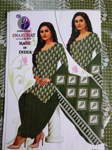 Stylish Green Printed Kurta Set