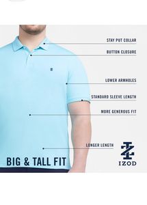 IZOD Golf Polo T-shirt for Men