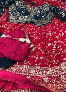 Stunning Embroidered Bridal Lehenga Set