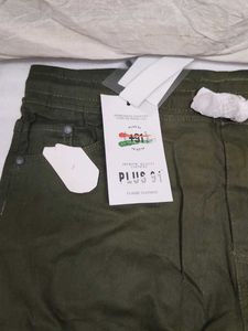 PLUS 91 Men's Olive Green Cargo Pants