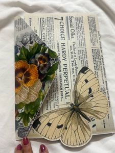 Vintage Butterfly & Floral Journal