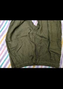 Olive Green Palazzo Pants
