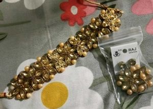 Designer Kundan & Pearl Necklace Set