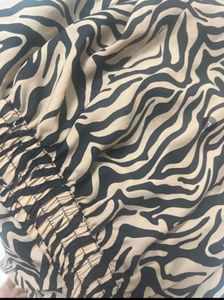 Stylish Zebra Print Pajama Set