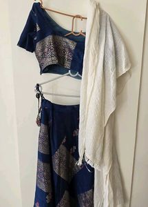 Elegant Blue Lehenga Choli Set