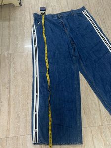 H&amp;M Denim Jeans with Side Snap Buttons