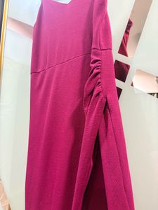 Red Sleevless Maxi dress