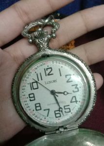 Vintage Horse Engraved Pocket Watch