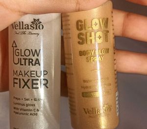 GlowUltra Makeup Fixer+primer &amp; BodyGlow Shot spr