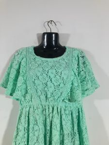 Sea Green Casual Dress(Women’s)