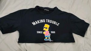 Bart Simpson Crop Top