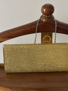 Sparkling Gold Clutch Bag