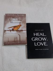 Man Search For Meaning HEAL GROW LOVE Combo 2