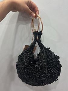 Beaded Embroidered Shoulder Bag