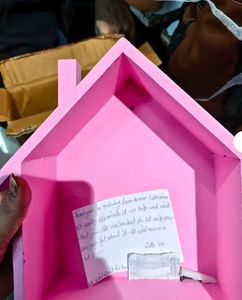 Cute Pink House Shelf