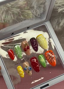 Fun Fruit Press-On Nails