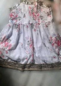 Floral Embroidered Gharara Suit