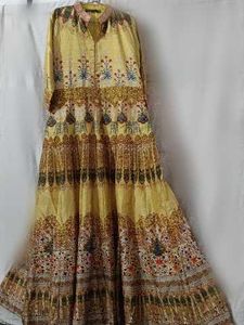 Exquisite Ethnic Gown with Rich Prints