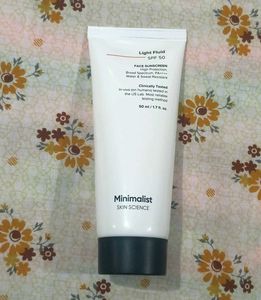 Minimalist SPF 50 Sunscreen