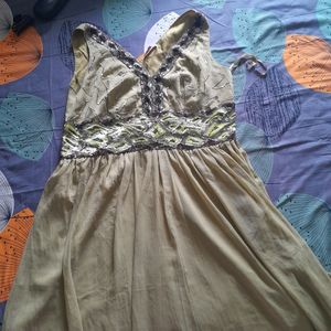 Lemon Green Short Dress