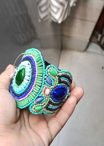 Boho Beaded Cuff Bracelet