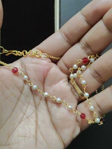 Elegant Gold-tone Beaded Necklace