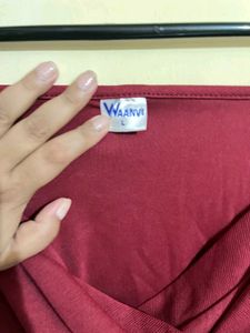 Maroon Top