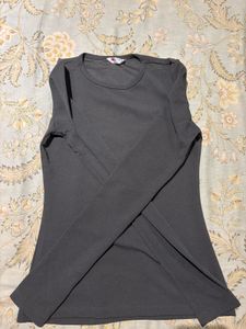 Classic Grey Long Sleeve Top
