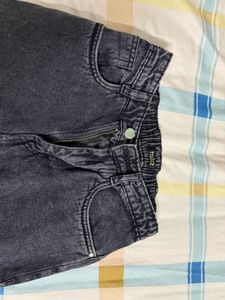 Stylish Washed Grey Denim Jeans