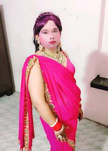 Vibrant Pink Embroidered Saree