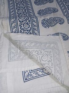 Bohemian Paisley Print Fabric badsheet