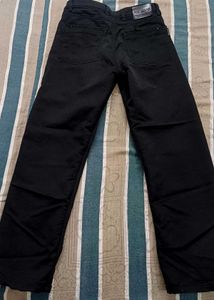 Classic Black Wide Leg Jeans