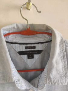 Tommy Hilfiger Blue Button-Up Shirt