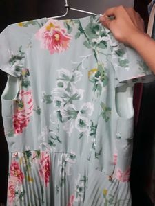 Wrap Flowy Floral Gown
