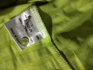 Neon Yellow Striped Polo Shirt