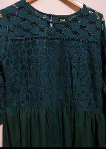 Dark Green Kurti For Girl Or Women 36 Bust