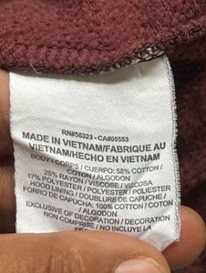Nike Burgundy Hoodie Small