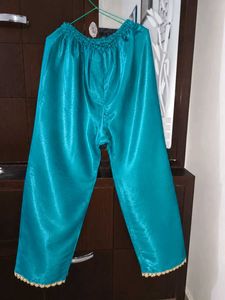 Teal Kurta Set with Printed Dupatta