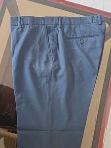 Men's navy blue Cotton Trousers