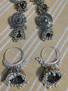 Designer Jhumka Earrings Set