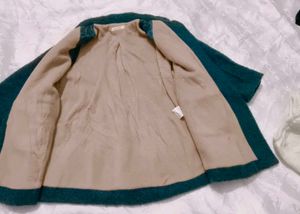Very Cute N Beautiful Woolen Furry Coat