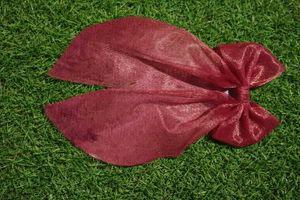Red tulle Hair Bow